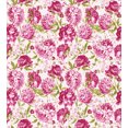 thumbnail image 3 of Flowers Duvet Cover Set, Floral Theme Vintage Pink Peonies and Leaves Spring Nature Pattern, Decorative 3 Piece Bedding Set with 2 Pillow Shams, Calking Size, Pink White Olive Green, by Ambesonne, 3 of 3