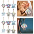 thumbnail image 4 of 12 Llaveros Artísticos Diamante Con Forma Especial Doble Cara (elefante Bebé), 4 of 6