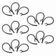 thumbnail image 1 of 15Pzs Manos Libres 5.5mm Agujero Gancho de Oido de Plastico Negro para Auricular Bluetooth, 1 of 5