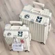 thumbnail image 4 of Equipaje rodante femenino 20 24 26 28 "caja de carrito duradera y gruesa fuerte caja de contraseña de embarque de viaje para hombre maleta rueda insonorizada, 4 of 4