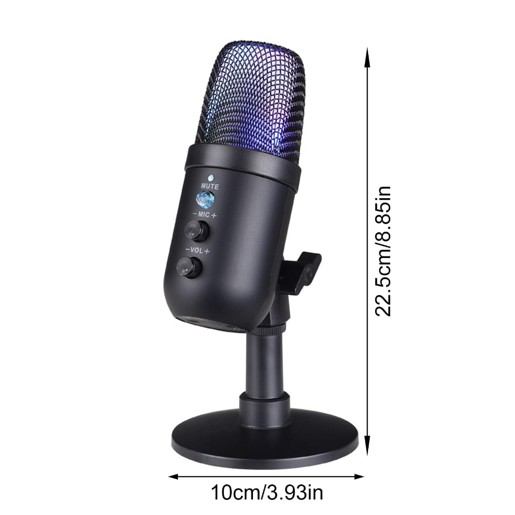 NEXAVKPR Professional USB Streaming Podcast PC Microphone Studio Condenser Microphone For Recording Singing Networking Live