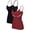 Black/Red, variant on Women's V Neck Camisole with Shelf Bra Adjustable Straps Cotton Bras 2 Pack Bras