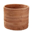 thumbnail image 4 of PAMINGONO Rattan Woven Basket Brown Imitated Rattan Home Storage Organizer, 4 of 8