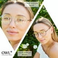thumbnail image 3 of Round Sunglasses - (71) Silver Frame / Clear Lens, 3 of 3