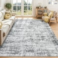 thumbnail image 2 of Living Room Area Rug Large Indoor Washable Rug Non Slip Low Pile Modern Solid Rug Throw Floor Cover Contemporary Rug Accent Rug Carpet for Bedroom Home Decor, 2 of 9