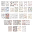 thumbnail image 4 of ADVEN Nails Stickers 3D Embossed Decals Printing Manicure Beauty Sliders DIY Decor Adhesive Abstract Decorations Accessories WG477, 4 of 5