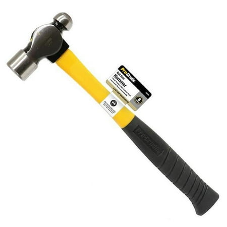 UPC: 0035794828264 | Pro-Grade 15608 8 oz Ball Pein Hammer with Fiberglass Handle