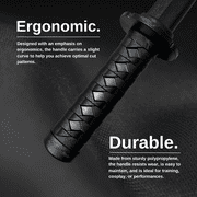 E-BOGU | Polypropylene Bokken (24.5) with Sheath | Martial Arts Equipment | Samurai Practice Set for Training
