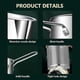 thumbnail image 3 of Deep Fryers,Deep Fryer Pot with Basket 2Pcs/Set 1200ml Handled Stainless Steel Chip Pan Uncoated Mirror1 - jjS, 3 of 5