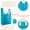 Sky Blue, variant on XMMSWDLA Reusable Grocery Bags Bulk Reusable Shopping Tote Bags with Handles Extra Large for Heavy-duty Sturdy Foldable Machine Washable Ripstop Polyester for wholesale DIY