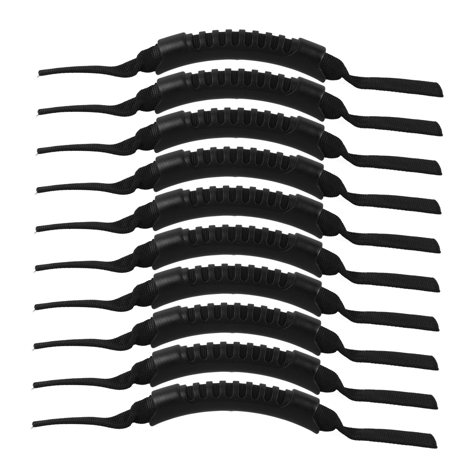 WHAMVOX 10 Pcs Kayak Canoe Accessories for Handlebar Accessories 30.00X2.50X2.00CM Black