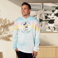 thumbnail image 5 of Disney Men's Mickey Mouse Classic Original Tie-Dye Long Sleeve Hooded Shirt, 5 of 7
