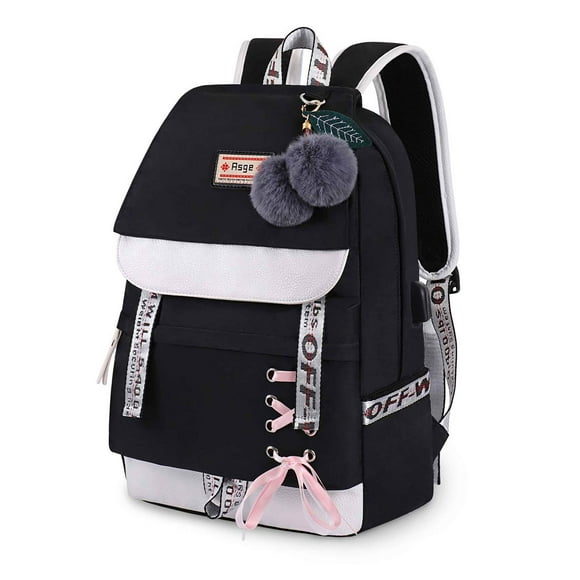 School Backpack Girls Satchel Boys School Bag with Ergonomic Design Backpack Campus Backpack Nylon Waterproof Daypacks Women Leisure Backpack Teenager Backpacks Fashionable School Bag