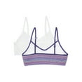thumbnail image 4 of Fruit of the Loom Girls Sports Bra with Removable Pads, 2-Pack, Sizes (28-38), 4 of 7