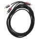 thumbnail image 2 of Cable RC Ato RCA, 2RCA macho a 2RCA RCA Cable de audio T Vto Amplificador Cable RCA adaptado para la perfección, 2 of 8