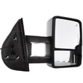 thumbnail image 3 of ECCPP Tow Mirrors Towing Mirrors Compatible with 2007-2014 for Chevy Silverado for GMC Sierra (07 for New Body) with Left Right Side Power Control Heat Turn Signal Light Light Chrome Housing, 3 of 4