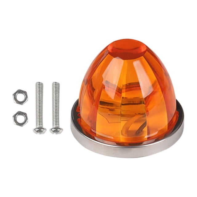 Luz de lateral, luces de gálibo, luz LED de sandía de montaje en superficie, lámpara de advertencia, reemplazo para remolque de vehículo de Amarillo