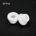thumbnail image 3 of 20Pcs Snap Rubber Grommet Plug Mount Dia 8mm ID 5.5mm Seal Anti-Scratch for Electrical Box Cable White, 3 of 6