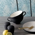 thumbnail image 3 of Noritake Colorwave Graphite Set of 4 Handled Bowls, 3 of 6