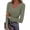 Army Green, variant on PRETTYGARDEN Womens Long Sleeve Tops Casual Fall Fashion Lace Square Neck Fitted Ribbed Knit Tee Shirts Winter Clothing