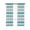 White Teal, variant on Green Ombre Grey Striped Blackout Curtains, Light Blocking Print Window Curtains, Farmhouse Stripe Modern Thermal Insulated Window Drapes for Living Room Kitchen Cafe 2 Panels, 104"W x 63"L
