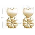 thumbnail image 3 of -Earring Backs Support Adjustable Hypoallergenic Earring Lifts 1 Set Gold 1 Set, 3 of 6