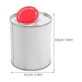 thumbnail image 2 of LEEYNEER Small Metal Bucket With Lid Versatile Paint Storage Container Small Paint Storage Container For Home Car Detailing Party Use, 2 of 8