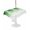 Green, variant on Outdoor Tablecloth with Umbrella Hole for Patio/Picnic/Party/Camping, Spring Green Leaves Waterproof Table Cloth Rectangle Table Cover Washable, Watercolor Country Vines Botanical (60"x 102")