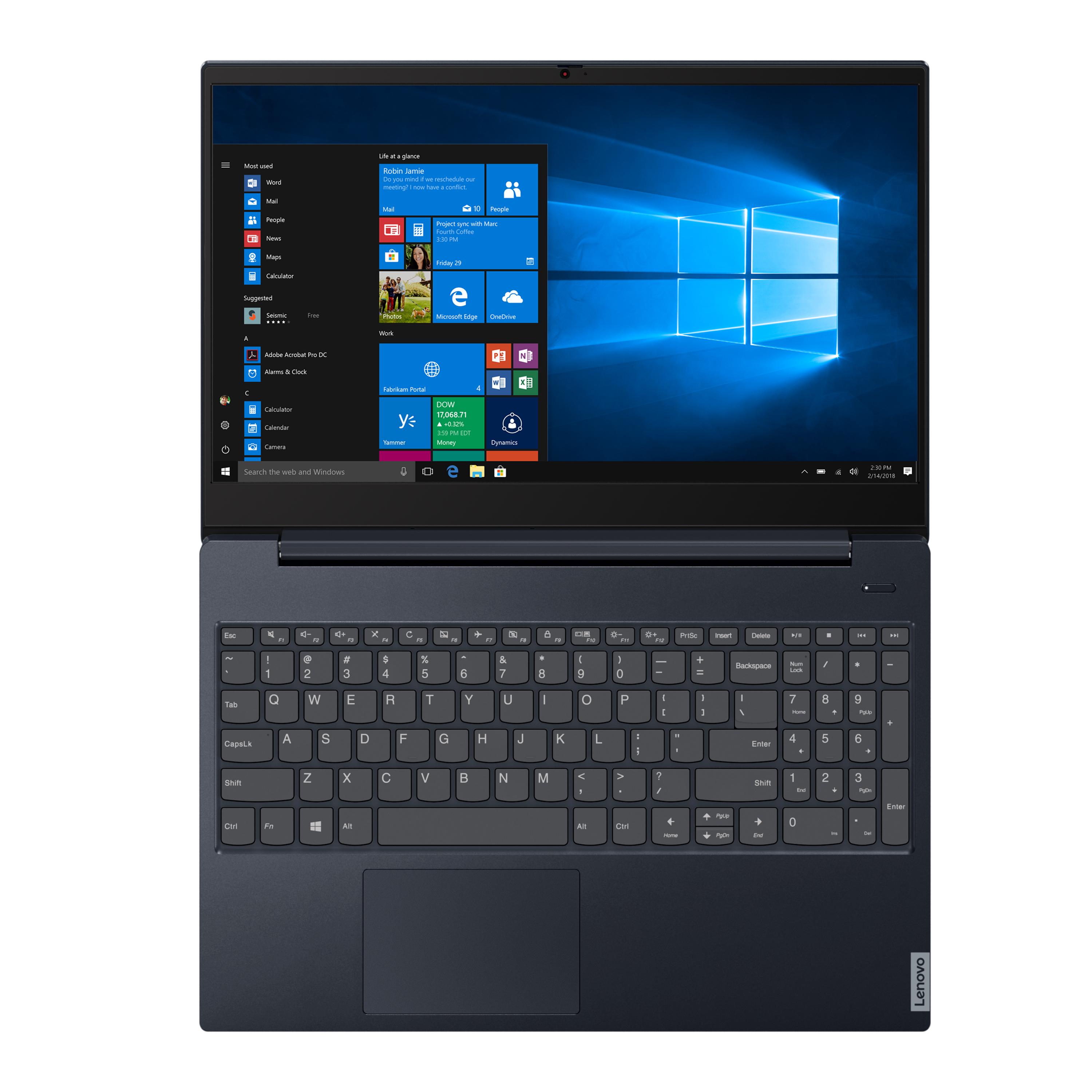 Lenovo ideapad S340 15.6" Laptop, Intel Core i5-8265U Quad-Core Processor, 8GB Memory, 128GB Solid State Drive, Windows 10 - Abyss Blue - 81N800H2US - image 3 of 3