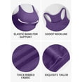 thumbnail image 5 of Cotton Undershirt for Women Tank Tops with Built-in Shelf Bra Racerback Workout Yoga Top with Shelf Bra, 5 of 7