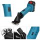 thumbnail image 2 of Tijeras de lana ajustables de 9 dientes y 6 velocidades Equipo para esquilar animales Verde, 2 of 5