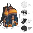 thumbnail image 2 of Fotbe Vintage Blue Leaf Mushroom Mochila Ligera para Hombres y Mujeres - Duradera y Resistente al Agua, Ideal para Escuela, Trabajo, Viajes y Uso Diario, 2 of 7