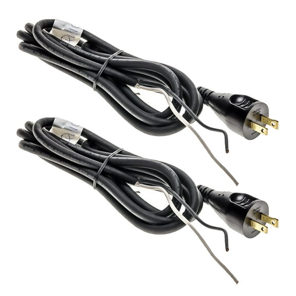 DeWalt DW130/DW411/DW303M 2 Pack Power Cord 8'/18 Ga./2-Wire - 330072-98-2PK