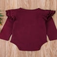 thumbnail image 4 of Newborn Baby Girls Romper Ruffles Bodysuit Jumpsuit Outfit, 4 of 6