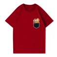 thumbnail image 2 of Women's 250th Anniversary USA Shirt Independence Day Top 4th of July Shirts America 250 Merchandise Cute Monkey Graphic Casual Tee, 2 of 5