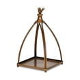 thumbnail image 5 of Veldra Curved Mini Table Lantern & Bird Accent - Bronze, 5 of 8