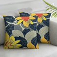 thumbnail image 3 of nygtbtfer Decorative Throw Pillow Covers Set of 2 Blue Yellow Pillow Covers Couch Pillow Covers for Sofa Outdoor Throw Pillow Cover Flower Pillowcase White, 3 of 7