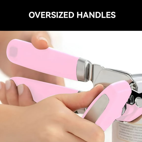 ACDANC Labor Saving Can Opener Kitchen Creative Tool Easy Can Opener Stainless Steel Can Opener Manual Multifunctional Labor Saving Can Opener Kitchen Creative Can Opener Tool Pink