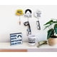 thumbnail image 4 of Juego de 3 ganchos de pared para colgar perchas, diseño plateado de Buffalo The Office, 4 of 9