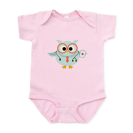 

CafePress - Owl Doctor Infant Bodysuit - Baby Light Bodysuit Size Newborn - 24 Months