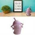 thumbnail image 3 of Canister With Attitude Drop Resistant PVC Durability Food Canisters With Lids Desktop Cup Ornament For Halloween Pink, 3 of 5