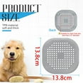 thumbnail image 4 of Filter Drain Hair Catcher Square Silicone Trap Shower Drain Cover with Suction Cups for Bathroom Bathtub Kitchen Filter Flat Strainer 2 Pack, Kitchen Essentials Clearance Sale, 4 of 7