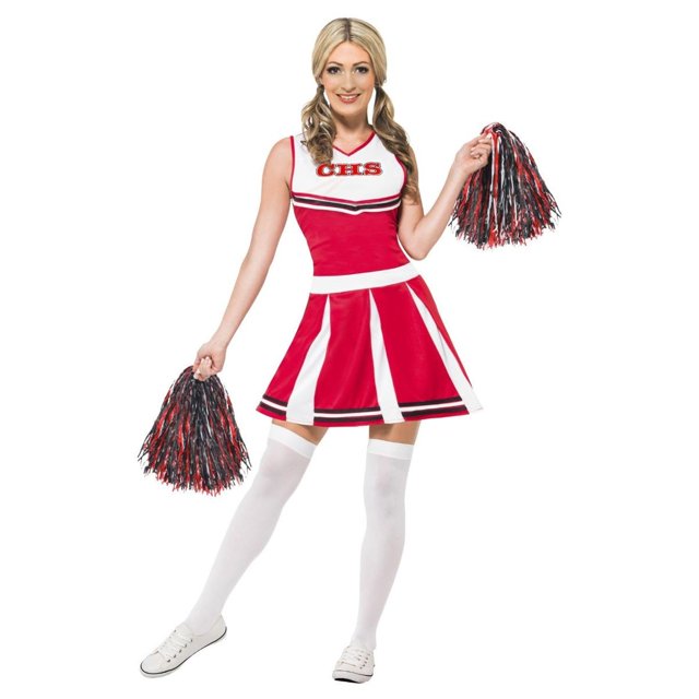 Smiffys Womens Cheerleader Costume