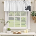 thumbnail image 3 of 2 Pack Valances for Windows, Elephants Showering Window Valances for Living Room/Bedroom/Bathroom, Modern Abstract Art Funny Animals Light Filtering Kitchen Curtain Valance 42"W x18" L, 3 of 9