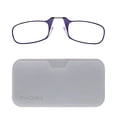 thumbnail image 1 of Funda con forma de cápsula ThinOptics para anteojos correctivos, marco morado, 1 of 7