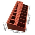 thumbnail image 3 of Lisho Bolt sorter M3 Sorter /Screw Length Sorter Tray With 7 Measuring Slots M3 Screw Sort Tray For Precision Organization Tackle Box Screws Hardware Organizer,1 PC,Red, 3 of 4