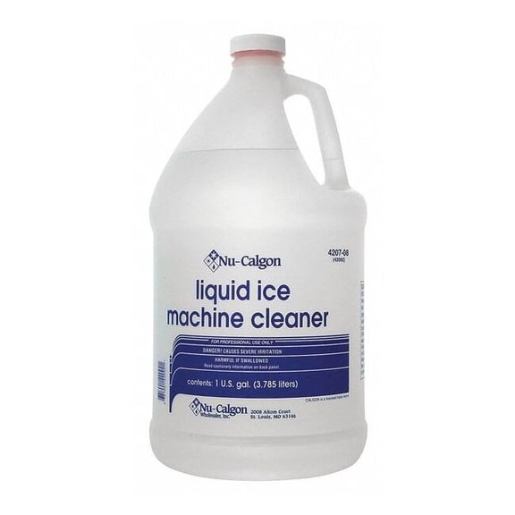 Nu-Calgon Ice Machine Cleaner,1 gal.,Clear 4207-08