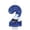 B, variant on Cartoon Creative Number Birthday Candles for Party Decor, Multicolor Fun Shaped Cake Topper Candles, Festive Decorative Candles for Celebration Cake