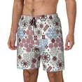 thumbnail image 1 of Fotbe Abstract Floral Traje de Baño para Hombre – Shorts de Natación de Secado Rápido con Forro y Bolsillos-X-Large, 1 of 6