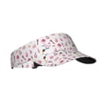 thumbnail image 2 of Yiaed Cute Poodle Dog Print Sport Sun Visor Hats Adjustable Empty Top Baseball Cap Cotton Ball Caps for Women and Men, 2 of 5